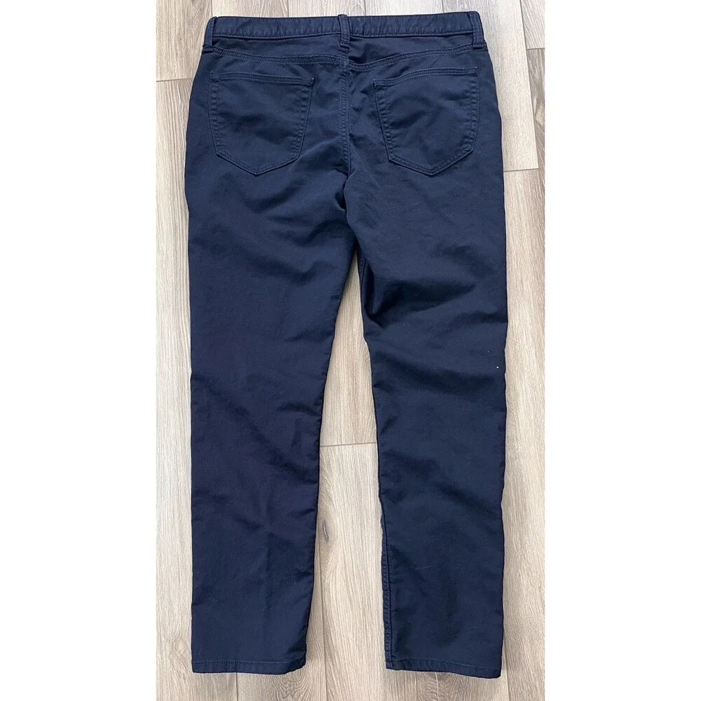 Banana Republic Travel Slim Blue Straight Leg Chino Pants Mens Sz 34x30
